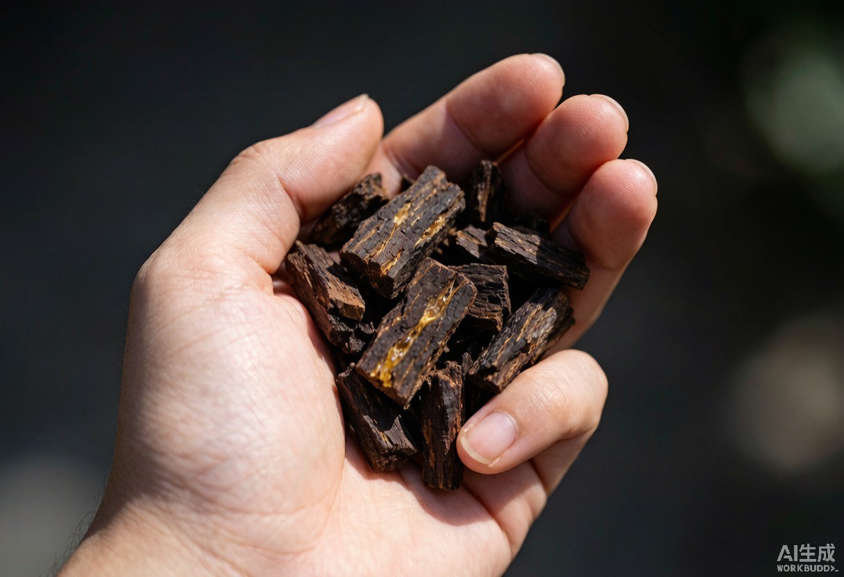Agarwood raw material chips for incense